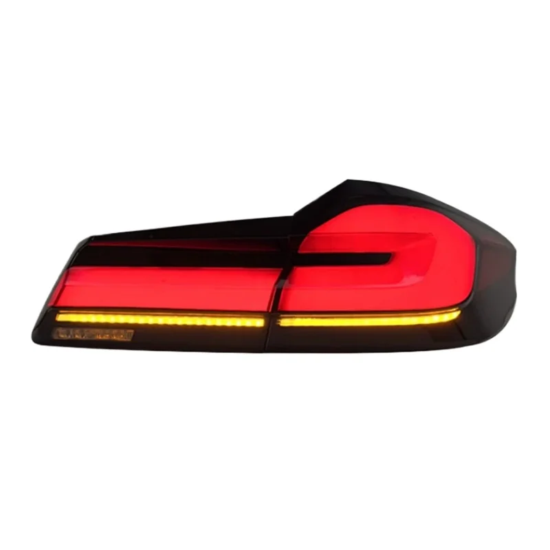 -For  LCI Style LED Tail Light Assembly for  5 Series G30 2018-2020 Old to New 2021+ Style Rear Lamp Sequential Turn Signa^