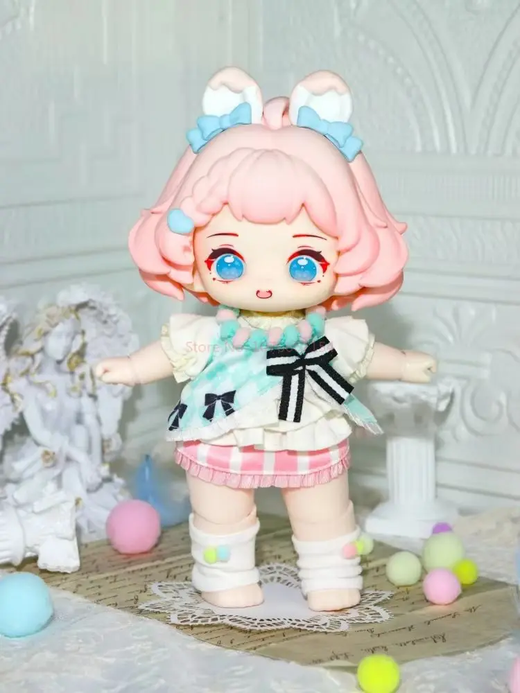 Novo 20cm original hani doce chá da tarde segunda série bjd caixa cega menina bonito figura de ação brinquedo moda jogar presente periférico