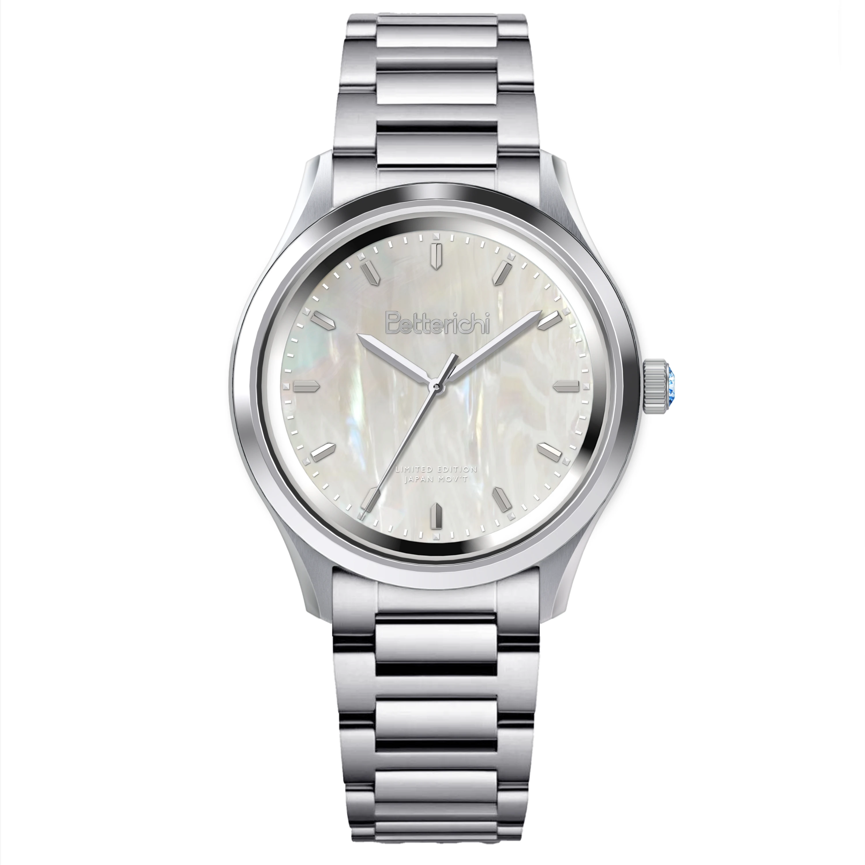 

Luxury Women Quartz Watch 34mm Japan MIYOTA 2035 Sapphire Crystal 316L Steel 5ATM Waterproof relogio feminino reloj mujer