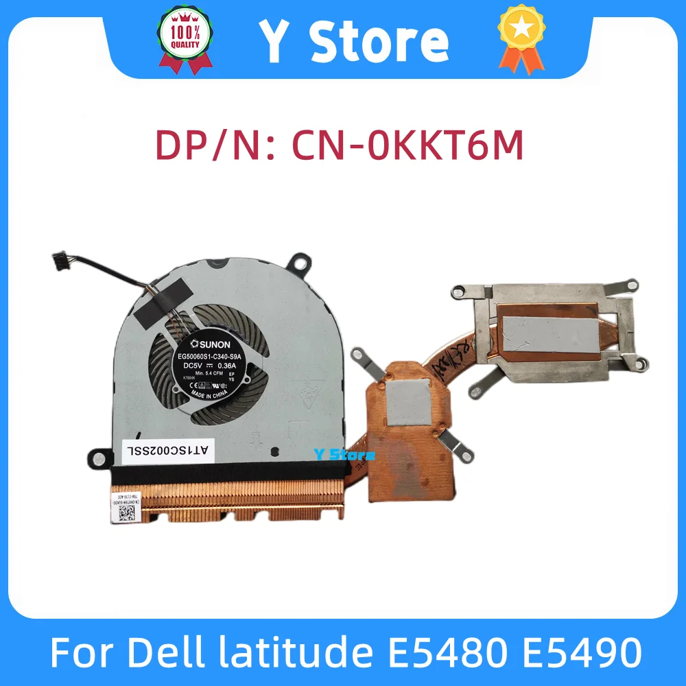 

Y Store New Original Laptop Heatsink For Dell Latitude E5480 E5490 Radiator 0KKT6M KKT6M CN-0KKT6M Fast Ship