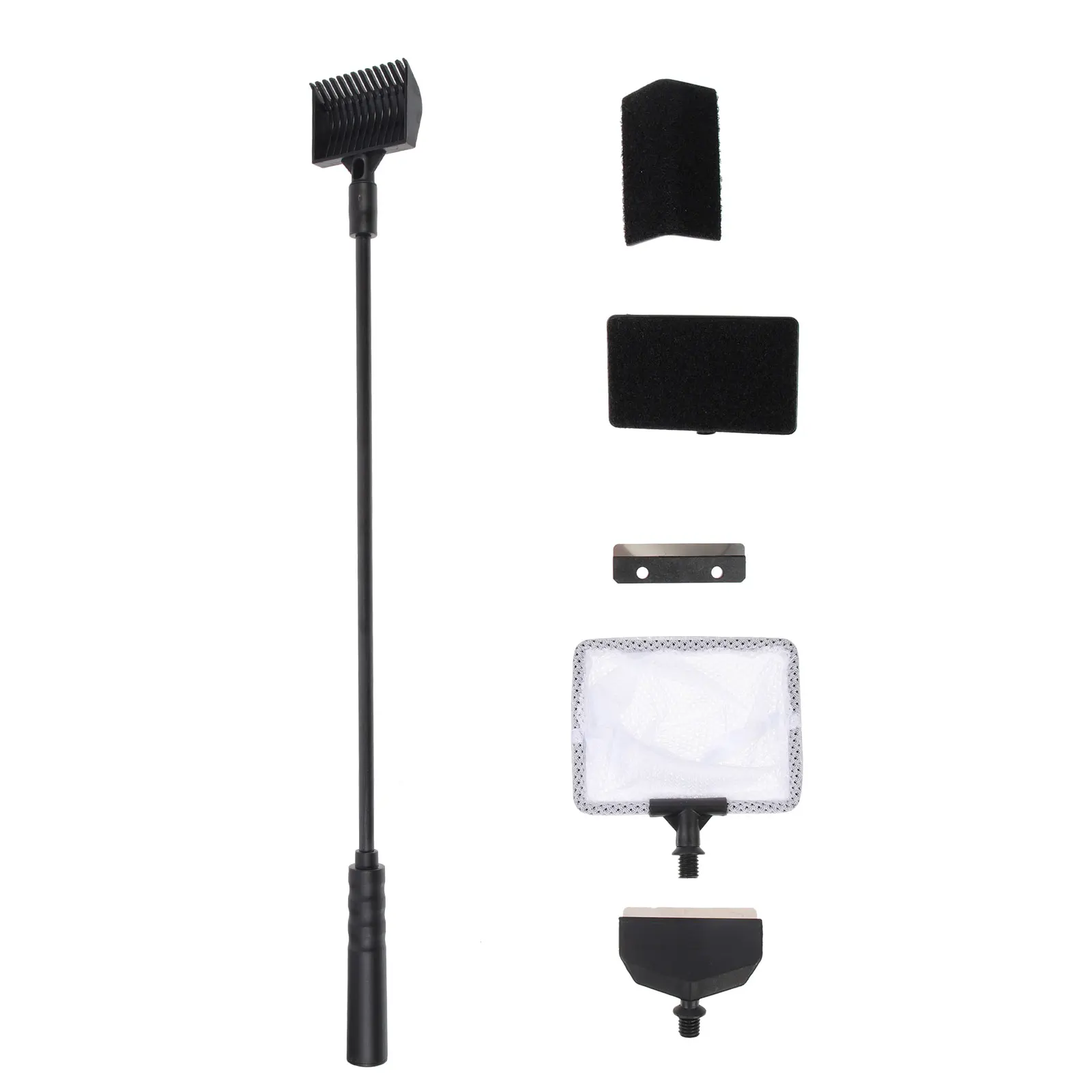 

Fish Tank Cleaning Tool High Density Pole Durable Sponge Brush Algae Remover Aquarium Maintenance Plastic Kit Household Pet