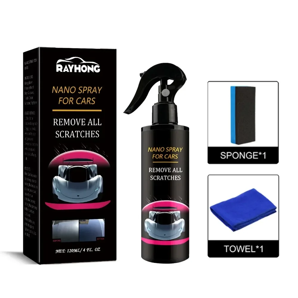 Rayhong Car Coating Agent - Nano Crystal Plating Liquid Spray do ochrony lakieru i wosku hydrofobowego