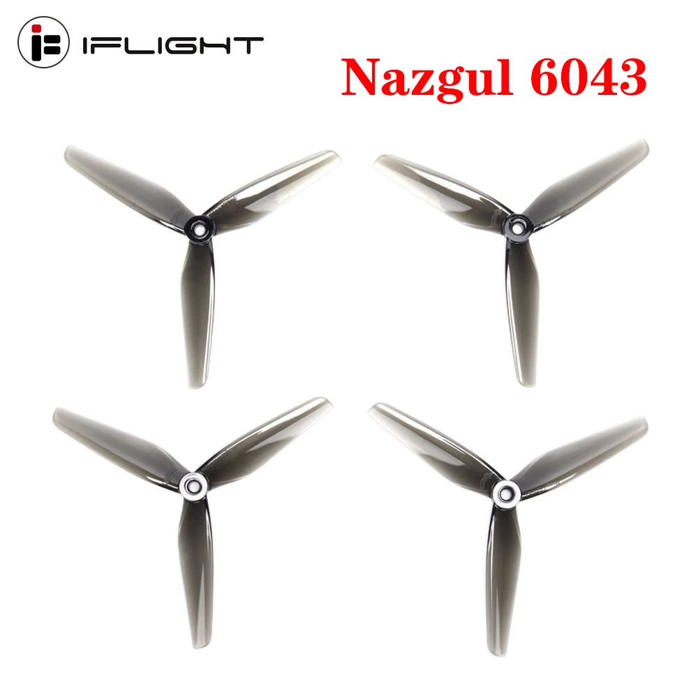 6pairs iFlight Nazgul 6043 6x4x3 6inch Tri-blade Prop Durable 3-Blades Propeller Compatible ProTek60 for FPV Racing Drone part