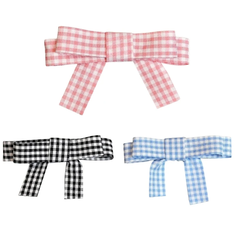 Jepit Rambut Ikatan Simpul Elegan Jepit Rambut Gaya 2000-an Jepit Rambut Tandan Baletcore Manis Dropship