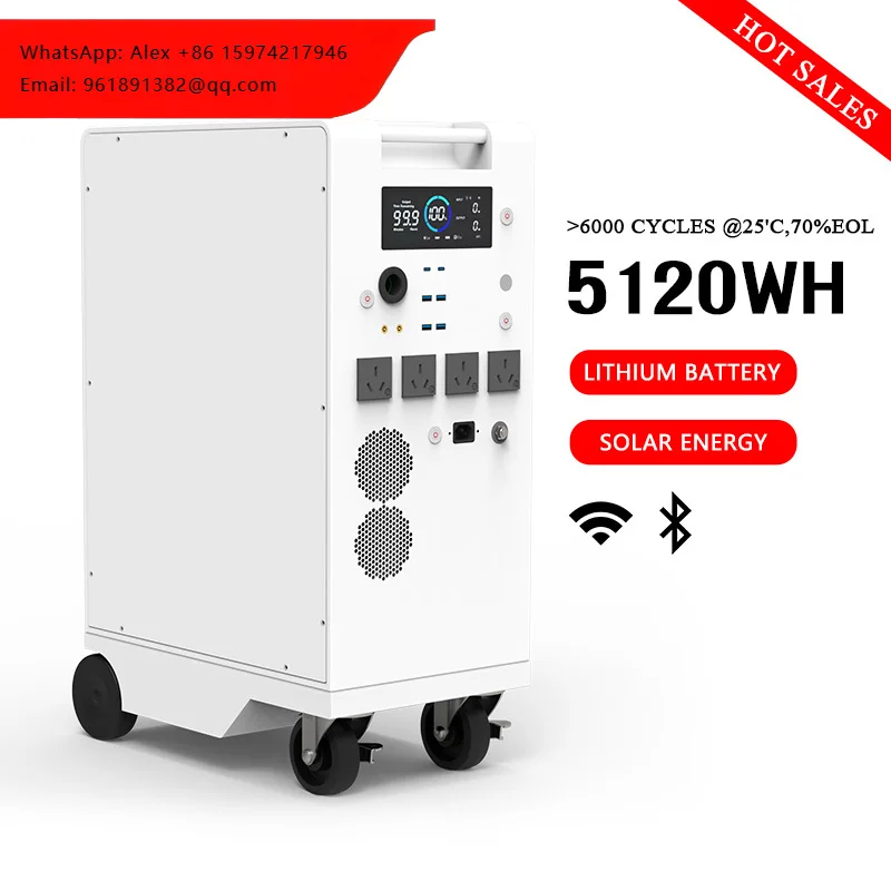 

48V/51.2V All-In-One Rechargeable Lithium 5-10kW Inverter Smart BMS Hybrid Grid Wall-Mounted IP65 200Ah Home Appliances 10kWh