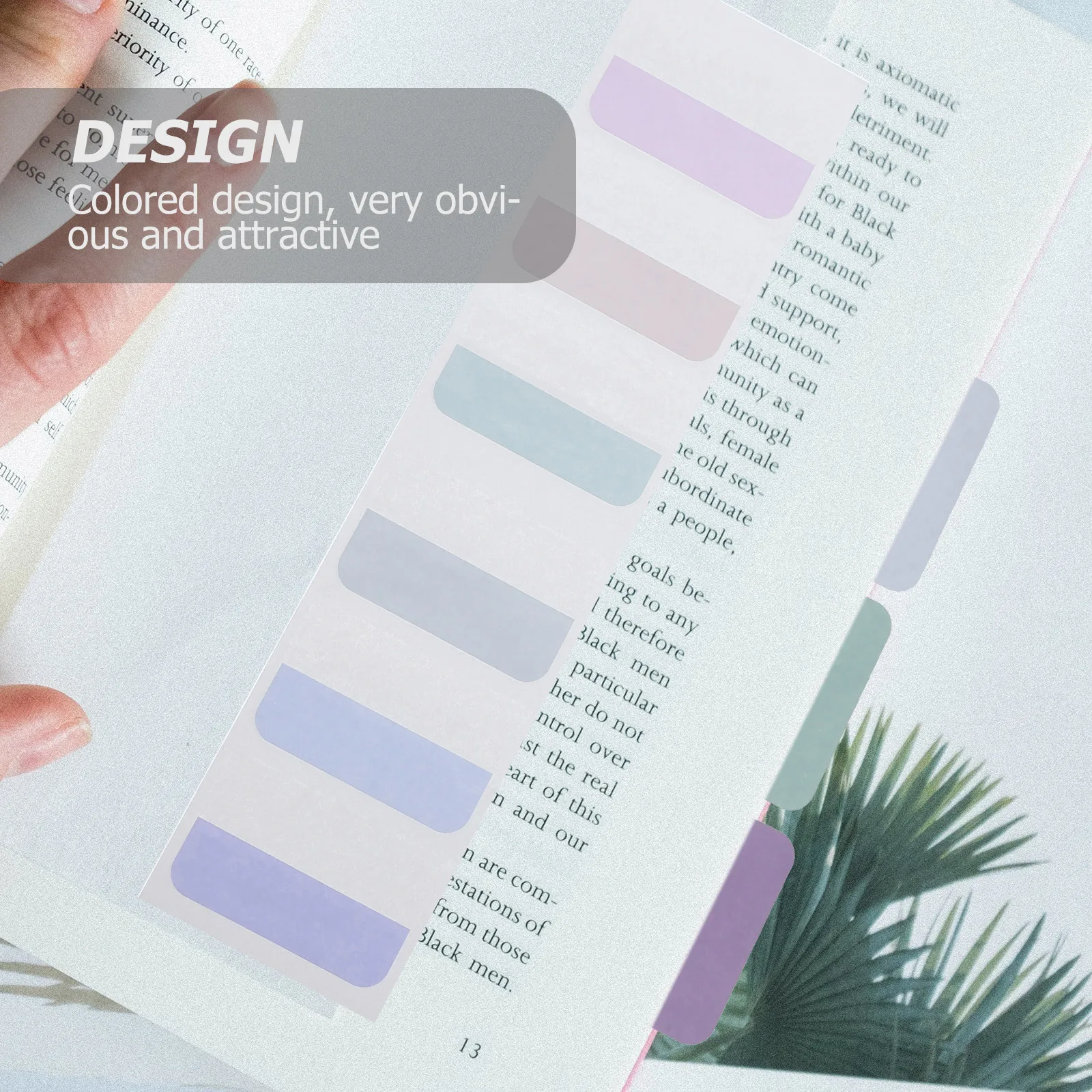 

300Pcs Adhesive Sticky Tabs Colorful Page Markers for Books Files Notebooks Office Study Reading Notes Index Tabs