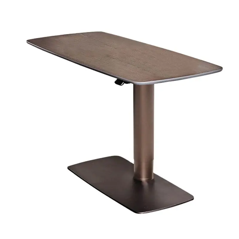 Linlamlim Italian Sintered Stone Computer Desks Nordic Liftable Mobile Table Modern Rectangle / Oval Designer Side Table