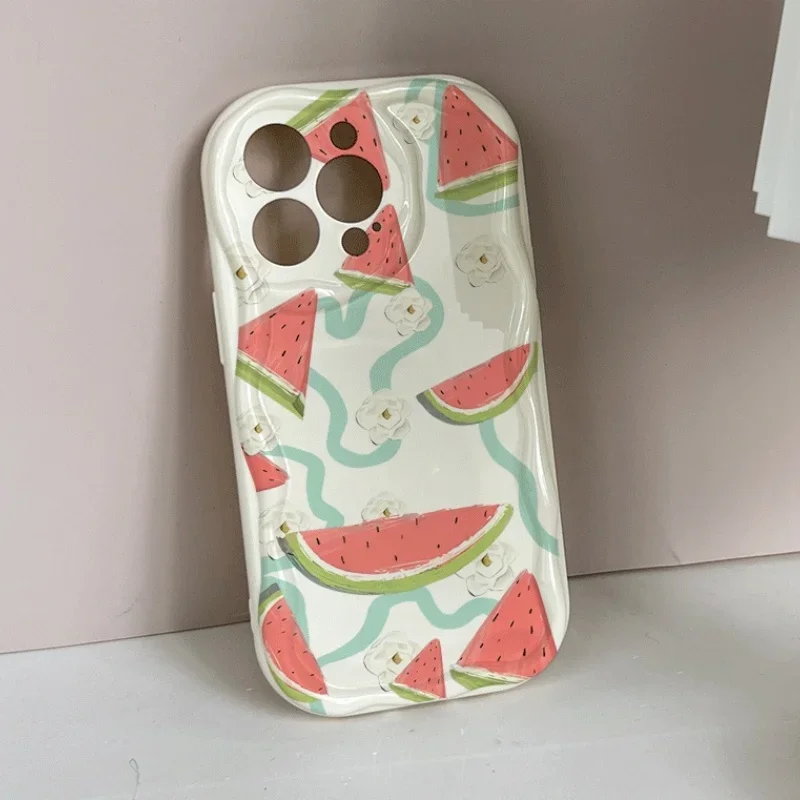 레몬 수박 케이스 OPPO A5 A3 Pro A60 A17 A36 A52 A53 A32 A3X A15 A35 A16 A57 A31 A9 2020 A5S A54 A55 A57 Reno 6 5 Lite 용
