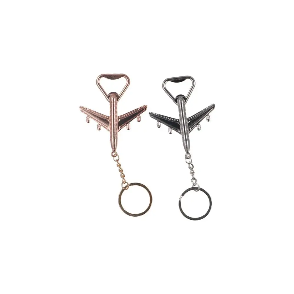 Gift Accessories Airplane Bottle Opener Metal Creative Car keychains Funny Retro Beer Opener Unisex