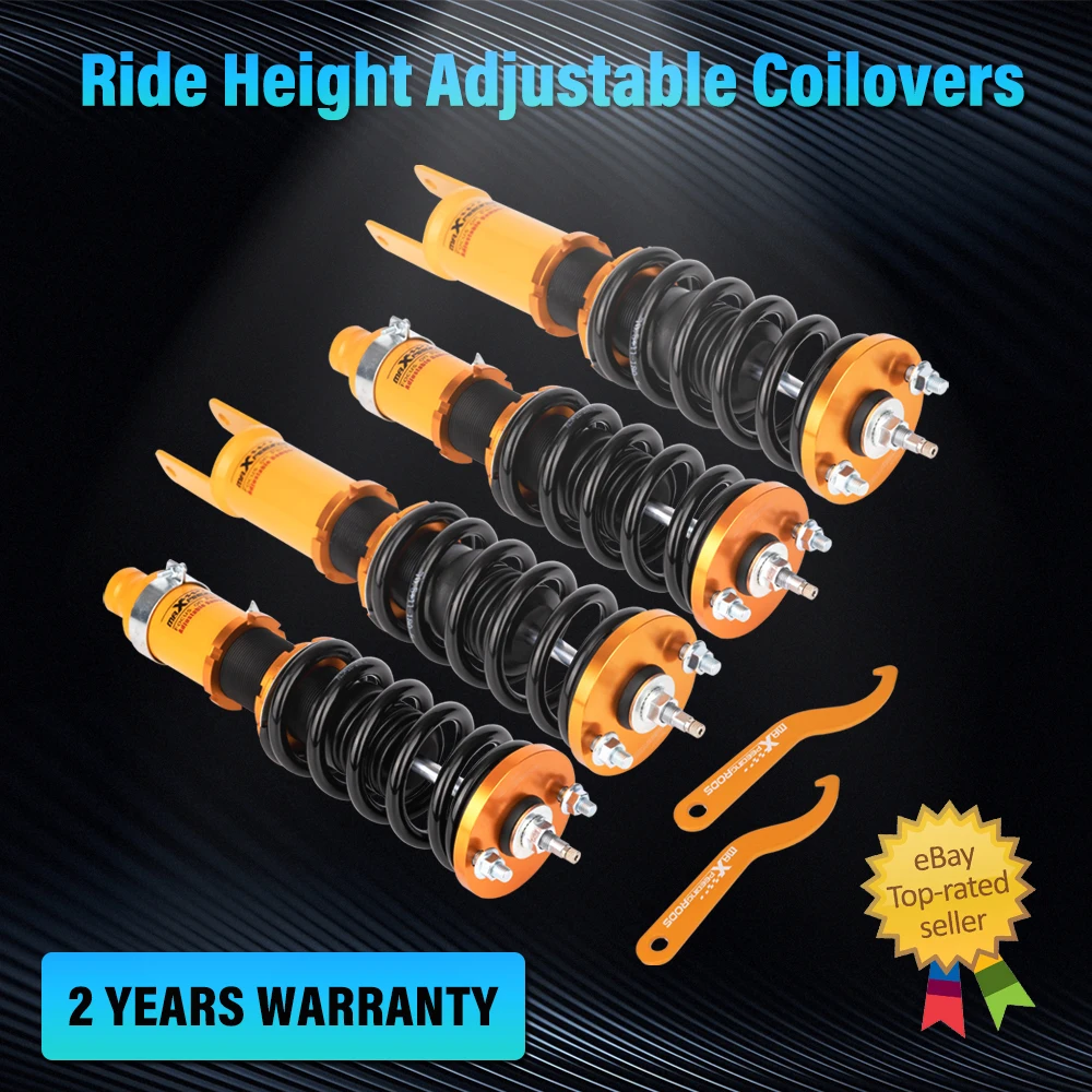 Coilovers 24 Way Adjustable Damper Struts for Honda Civic 88-00 Suspension Kit