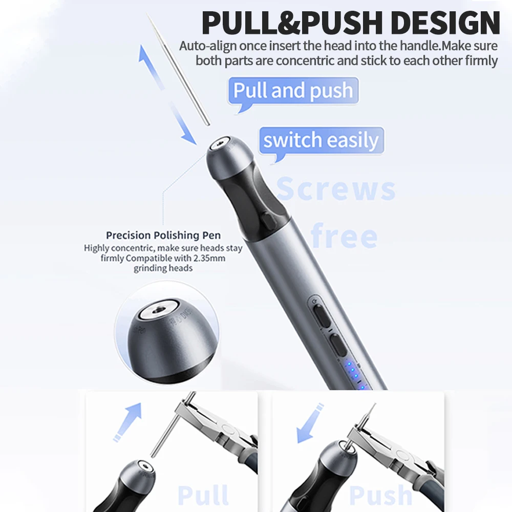 Qianli IHandy·DM460-K Precision Grinding Pen for Mobile Phone Tablet Repair Motherboard Chip Grinding Cutting Glue Removal Tool