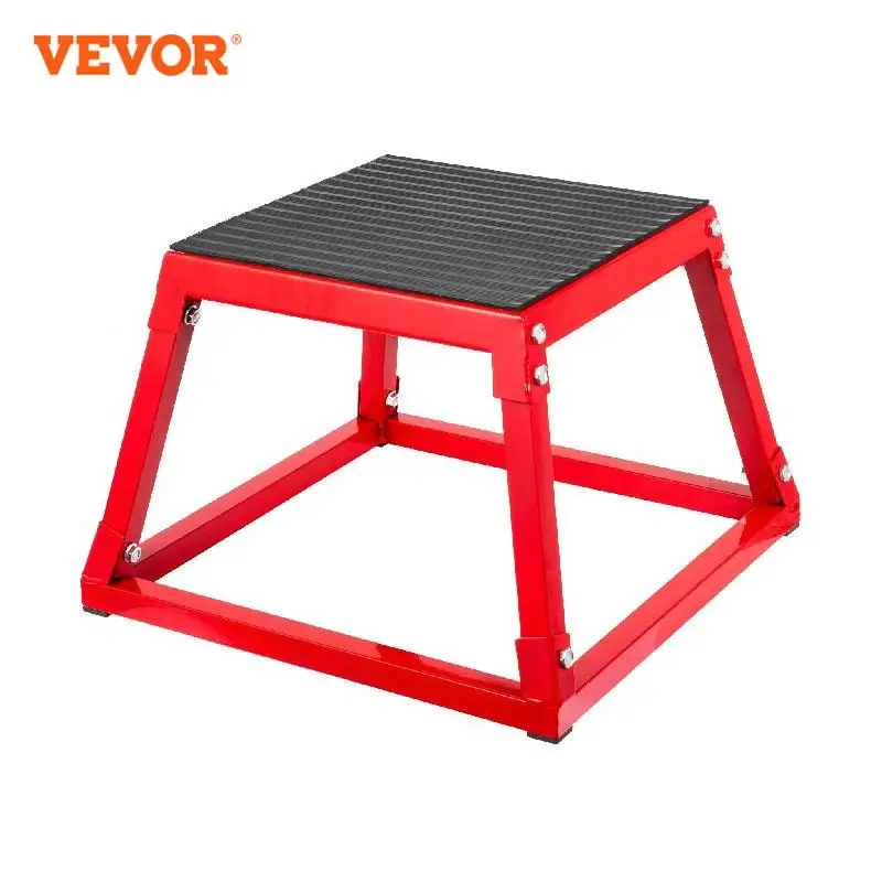 VEVOR 12inch 18inch Plyometric Platform Box Fitness Exercise Jump Box Step Plyometric Box Jump for Exercise Fit Training