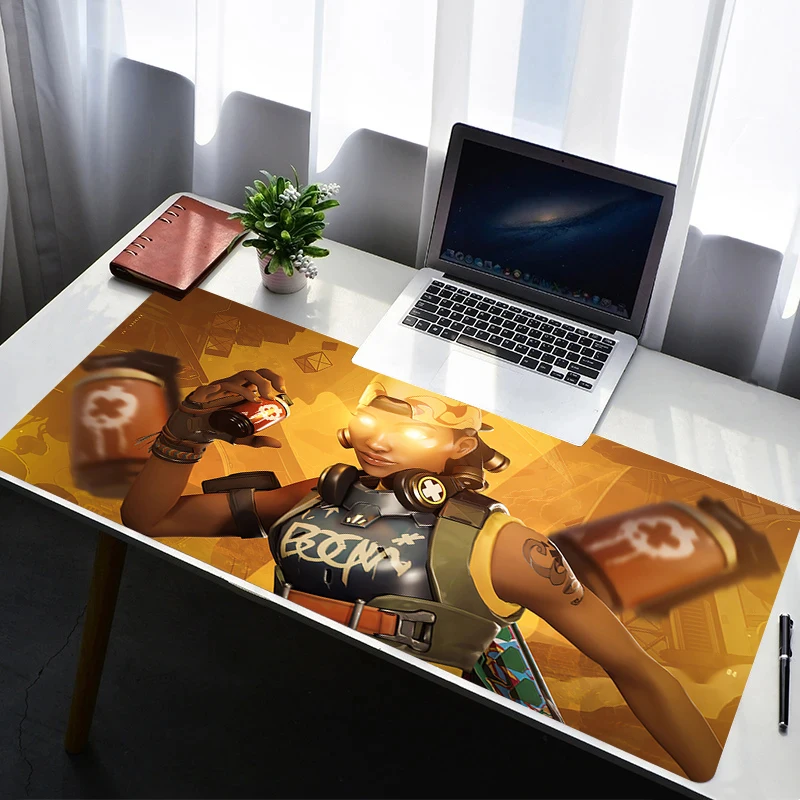 

Mouse Pad PC Non Slip Rubber Cartoon Mousepad Laptop Gamer Cabinet Keyboard Pad V-valorant Office Computer Gaming Desk Mouse Mat