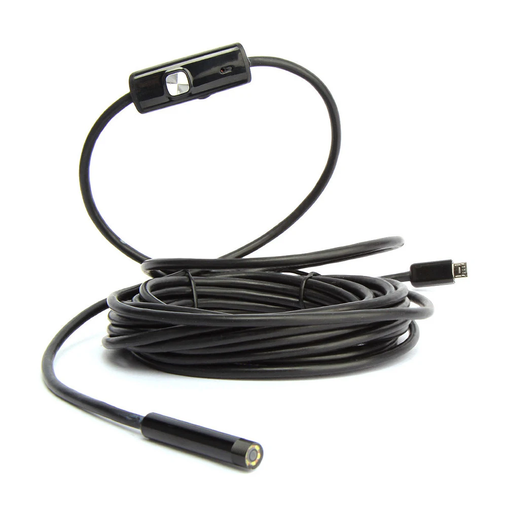 

7Mm 5M 6-Led Ip67 Waterproof For Phones Black Optoelectronic Inspection Camera Brightness Control Hvac