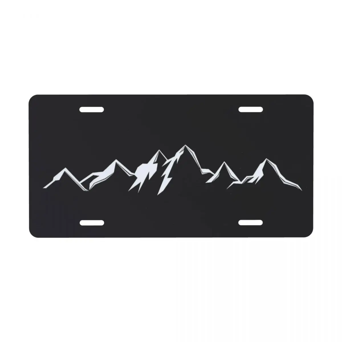 

Custom Mountains License Plate Cool Nautical Decorative Car Front License Plate Aluminum Metal Sign Vanity Tag 6 X 12 Inch