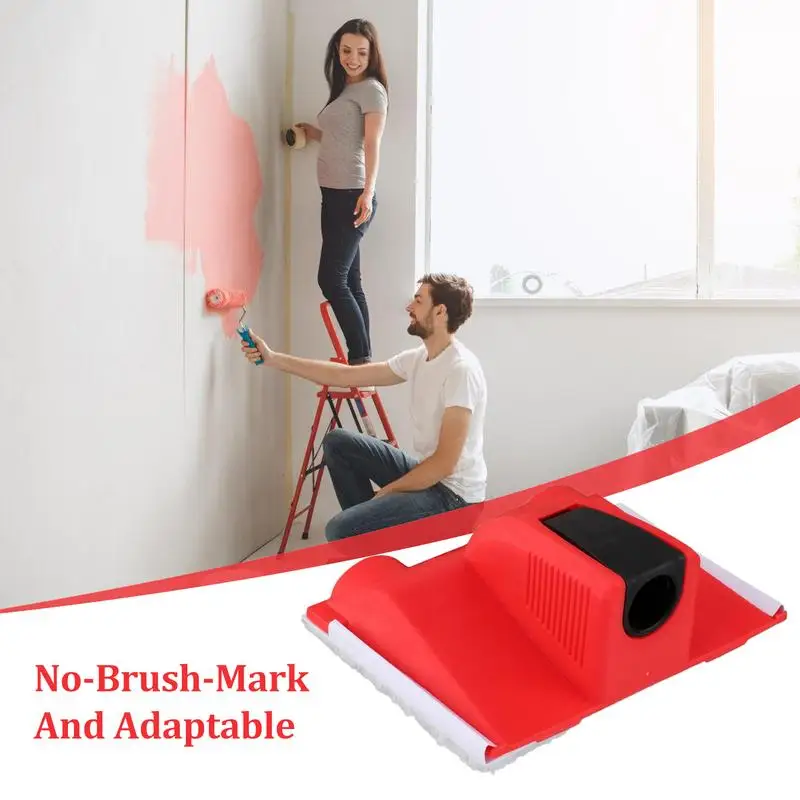 Professional Paint Edger Tool Wall Paint Trimmer Paint Edger Ceiling with Bristle Multi-Functional Edging Tool Painting Corner