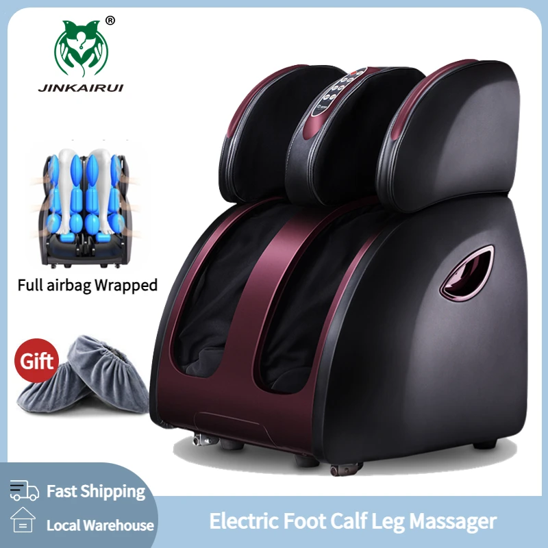 JinKaiRui Electric Vibration Foot Massager Heating Leg Calf Thigh Massage Air Pressure Massagem Fatigue Relief Health Care Gift