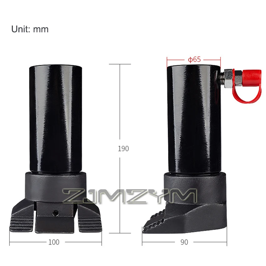 63Mpa 80KN Fire Hydraulic Door Opener Door Breaker Edge Lifting Device Claw Type Jack Door Breaker With CP-180 Manual Pump 20CC