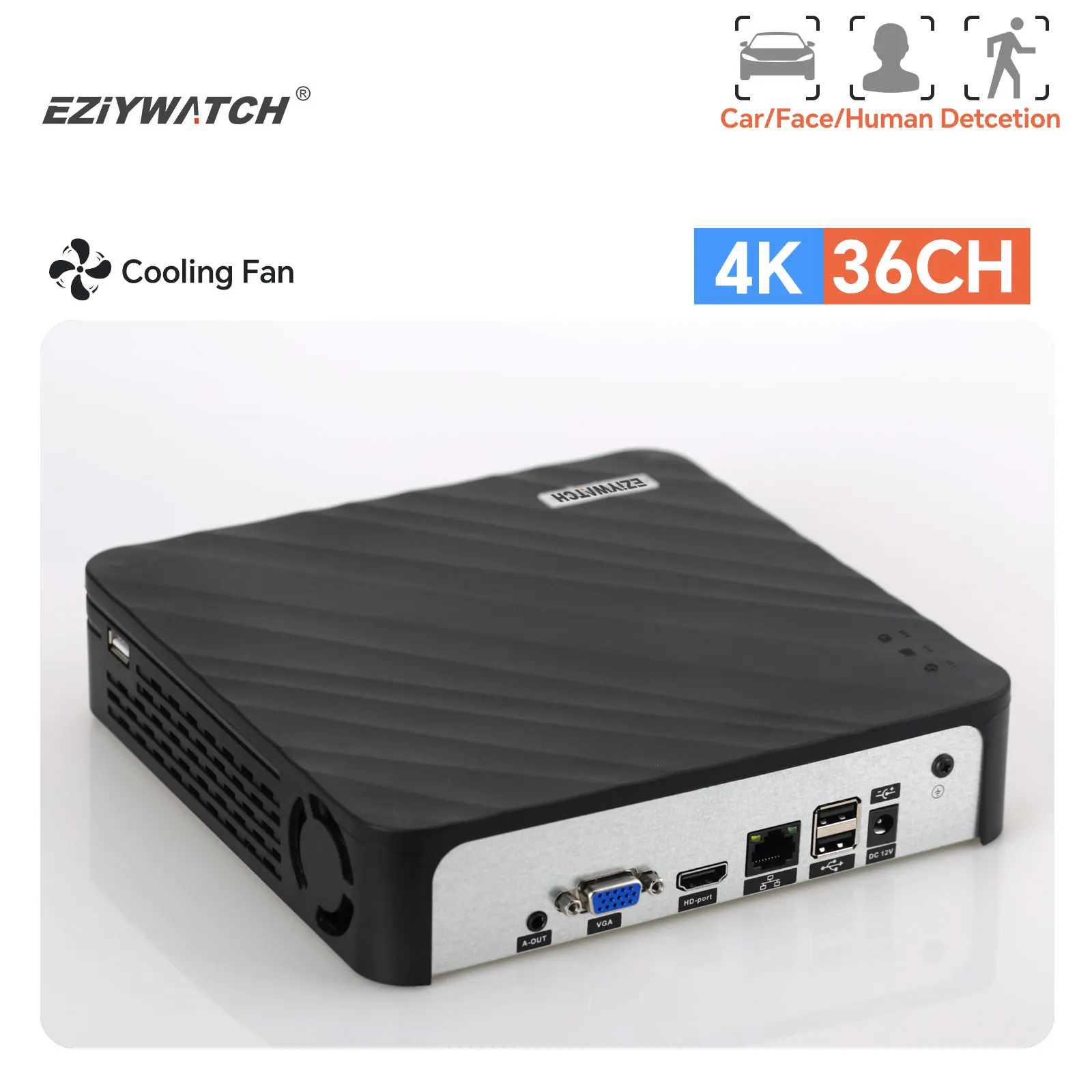 H.265 4K 36CH Network Recorder for Video Surveillance Mini Nvd Cctv Nvr Xmeye 16ch Nvr 16 Channels Ip Camera Recorder Hvr Xvr