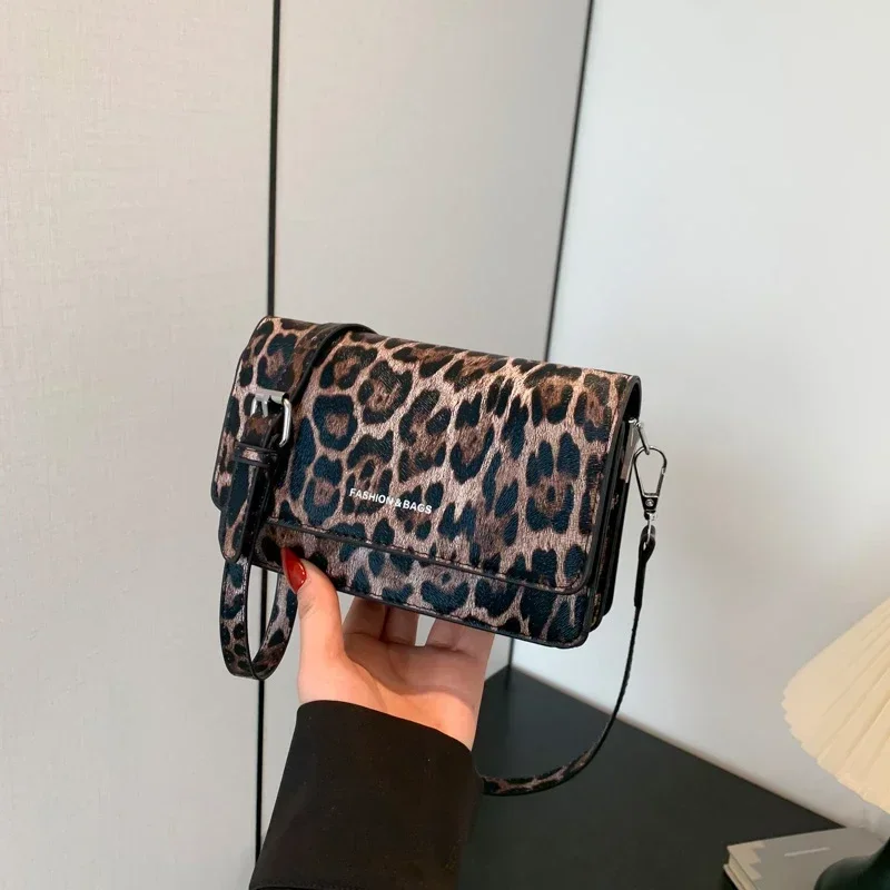 Leopard Pattern New Women\'s Crossbody Bags 2024 Hot Sale Fashion  Shoulder Bags High Quality Basic Style Simplicity Bolso Mujer