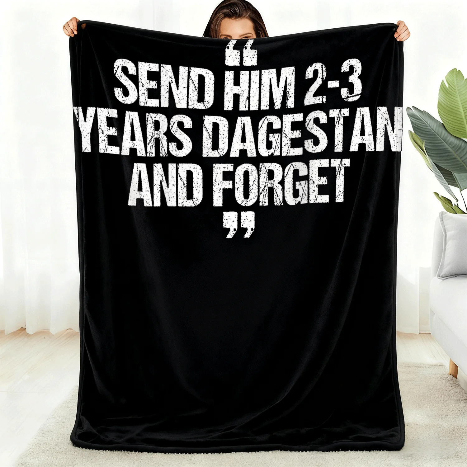 Send Him 2-3 Years To Dagestan And Forget MMA Wrestling Meme T-Shirt For Men Women Unisex All season T-Shirt, 180g