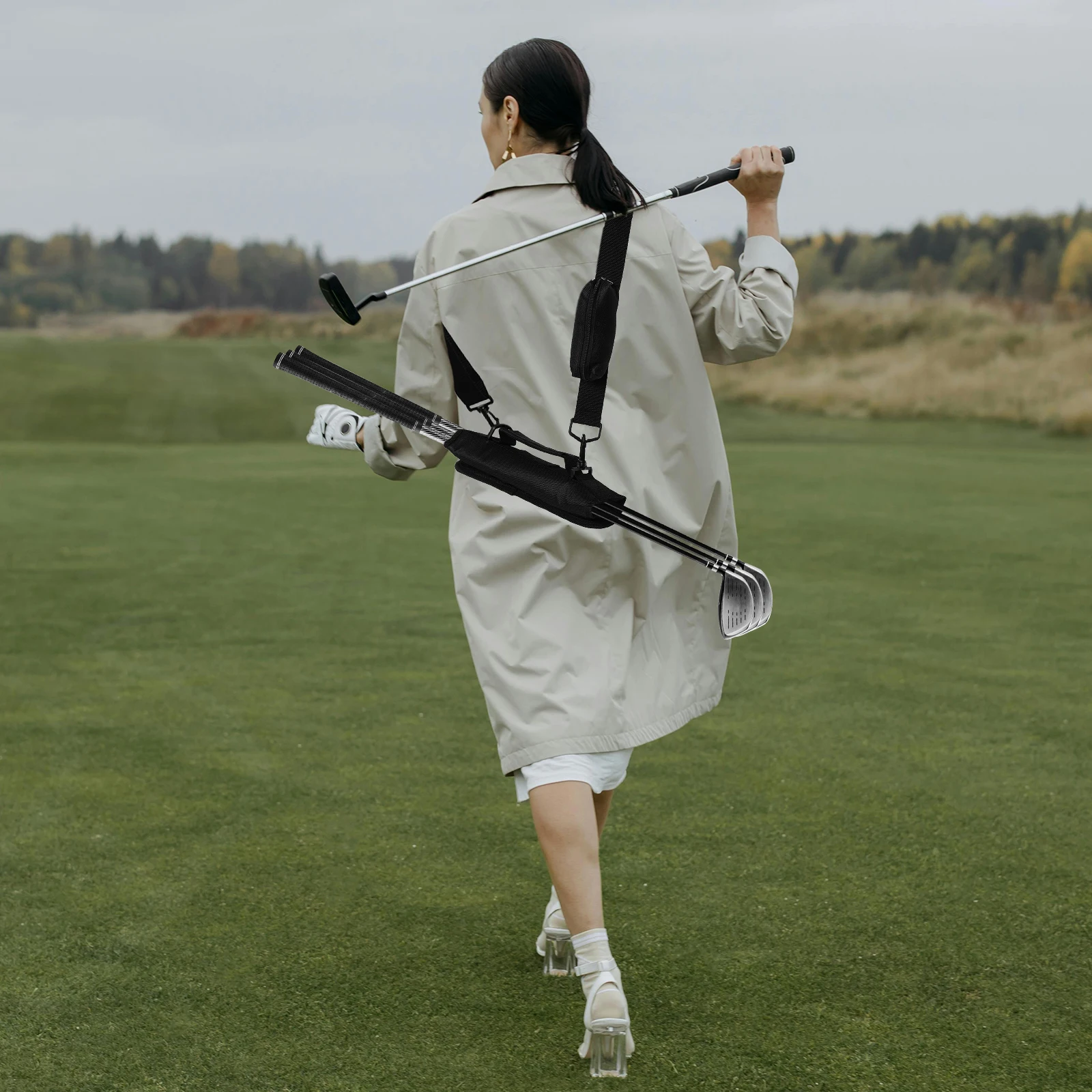 

Golf Club Bag Carry Bags for Men Organizer Fabric Accessories Traveling Small Storage