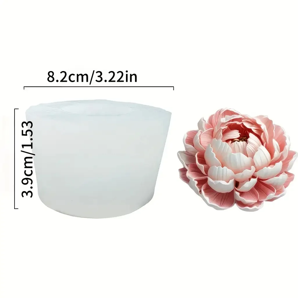 Bloem Bloom Rose Vorm Siliconen DIY 3D Cakevorm Fondant Zeep Cupcake Snoep Chocolade Jelly Decoratie Bakgereedschap Mallen