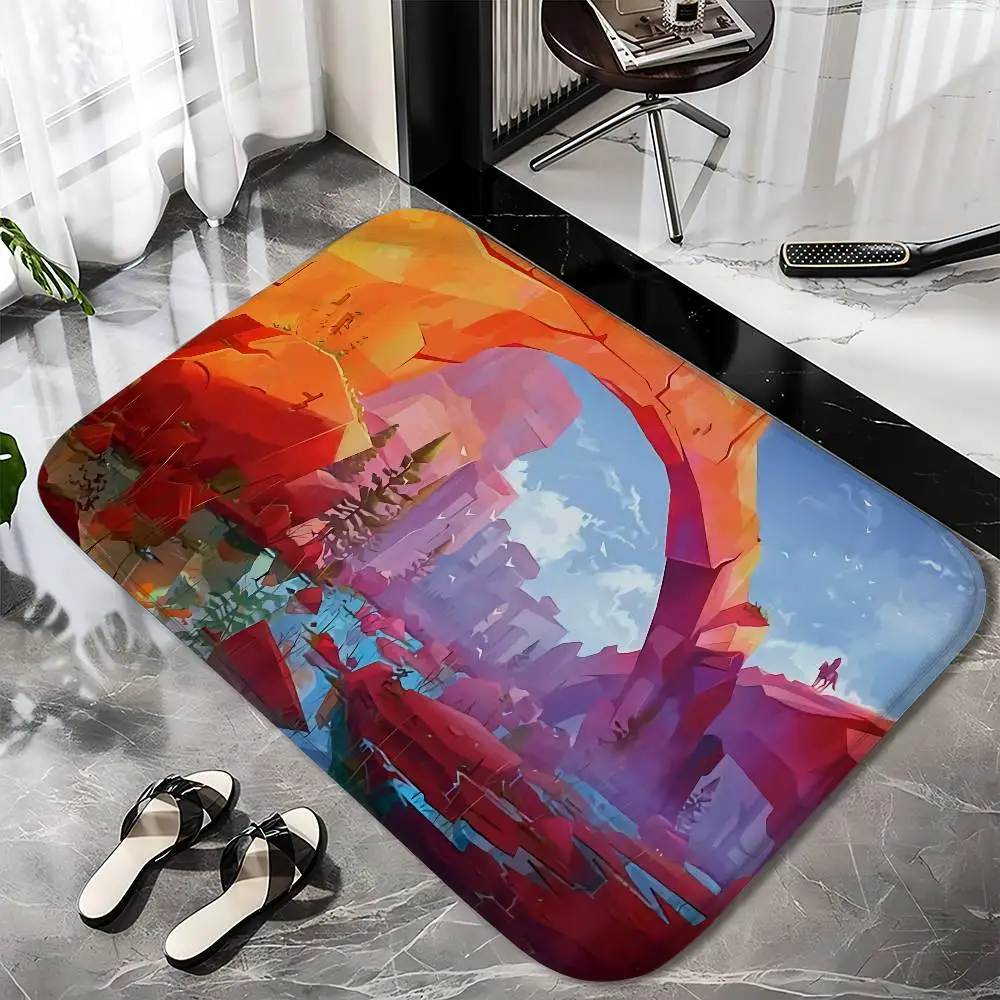 

Scenery Floor Mat Printed Large Carpets Room And Bedroom Carpets Bathroom Anti Slip Door MATS Small Carpets