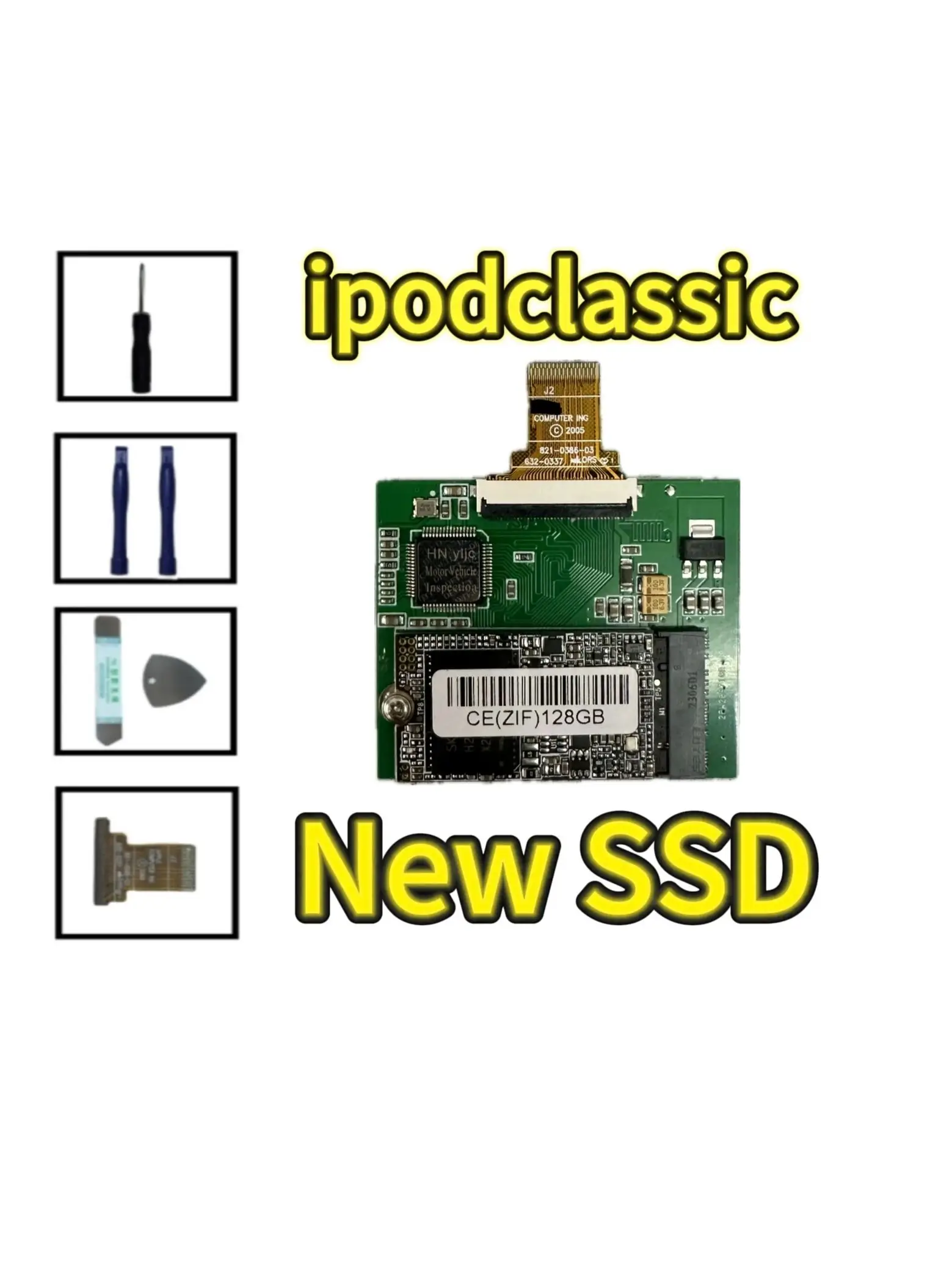 Nen Ipod Classic Upgrade Kit SSD 128gb 256gb 512gb Installer Tools
