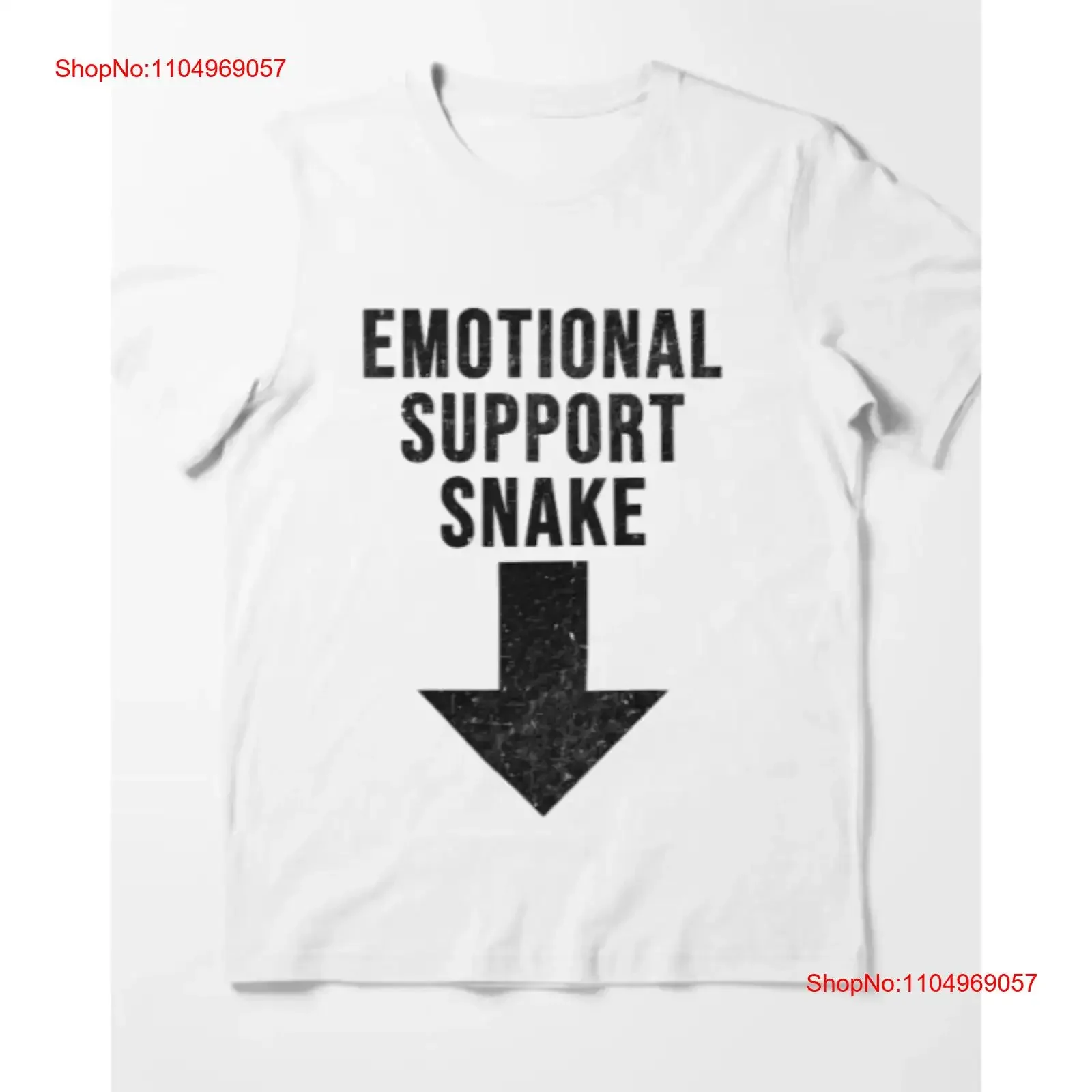 

Emotional Support Snake Essential T Shirt vintage Washed Soft streetwear designer clothes Stylish graphic Stretched fashion