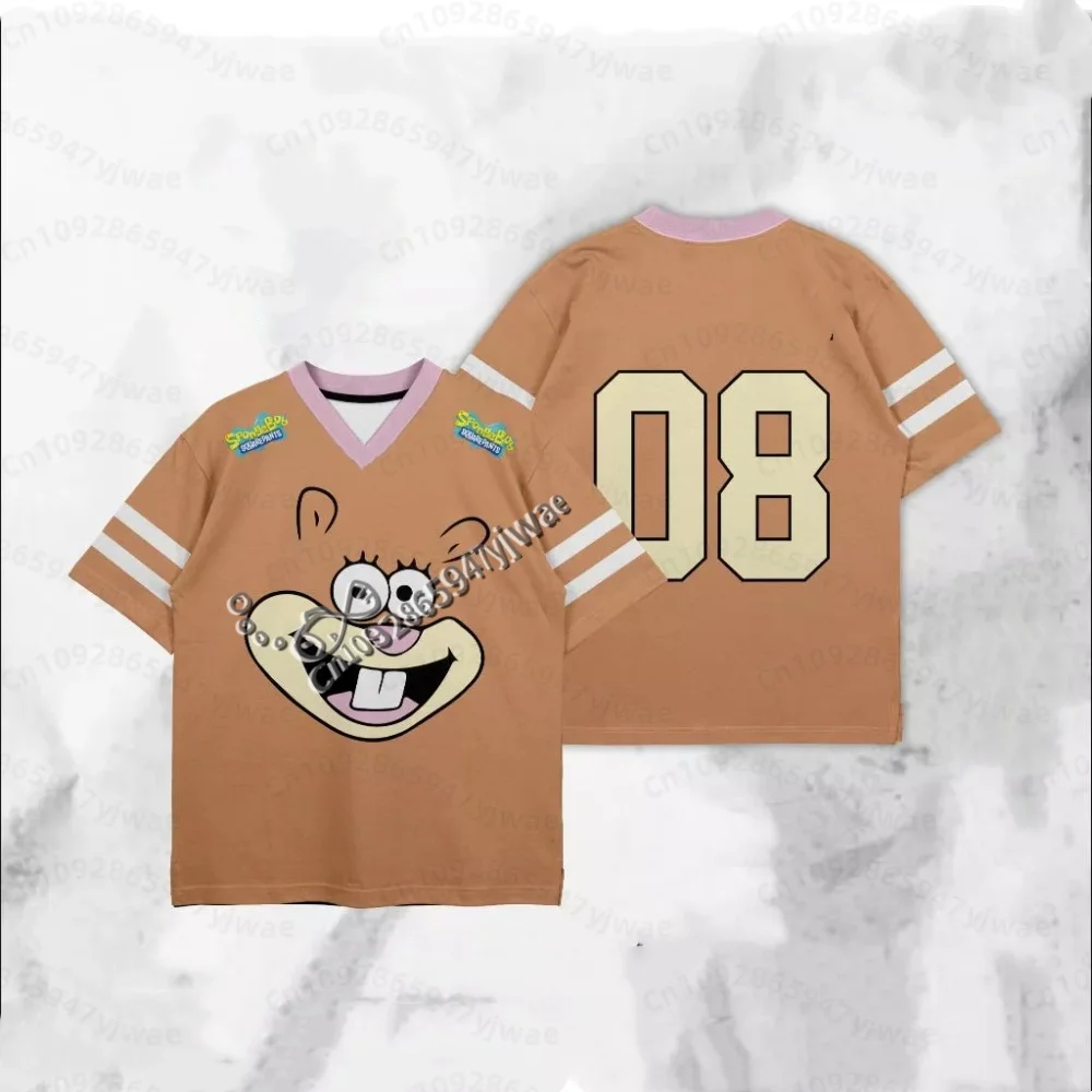2026 Herren Cartoon Squidward Tentacles Patrick Star Großes Gesicht Allover-Print Erwachsenen-T-Shirt Familien-Schnelltrocknendes Weiches Damen- und Herren-T-Shirt – Detail 15