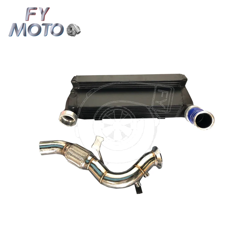 

For BMW E90 E91 E92 E93 335d Front Mount Intercooler + Hose Kit + Downpipe