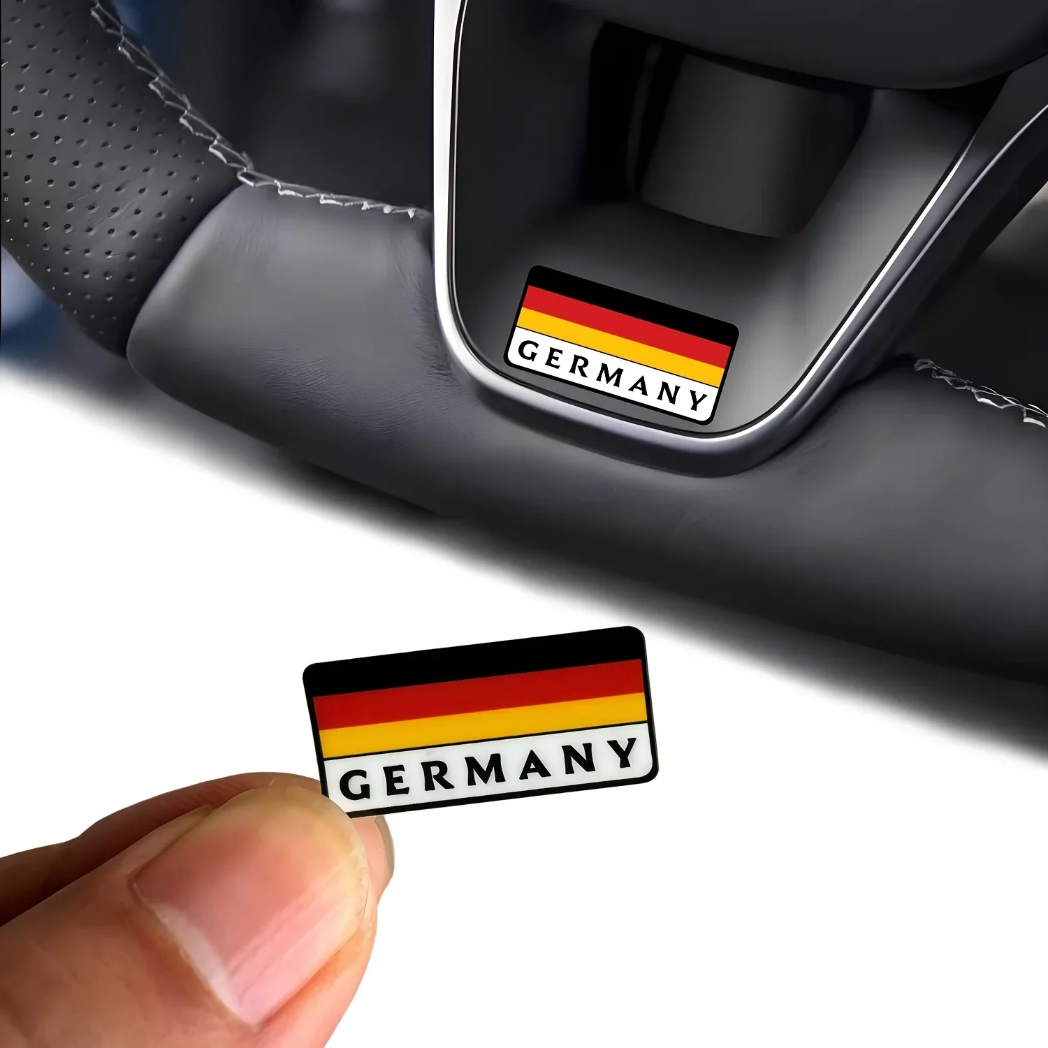 German Flag Car Sticker Waterproof PVC Vinyl Decal Motorcycle Laptop Window Helmet Bumper Outdoor Decor Gift