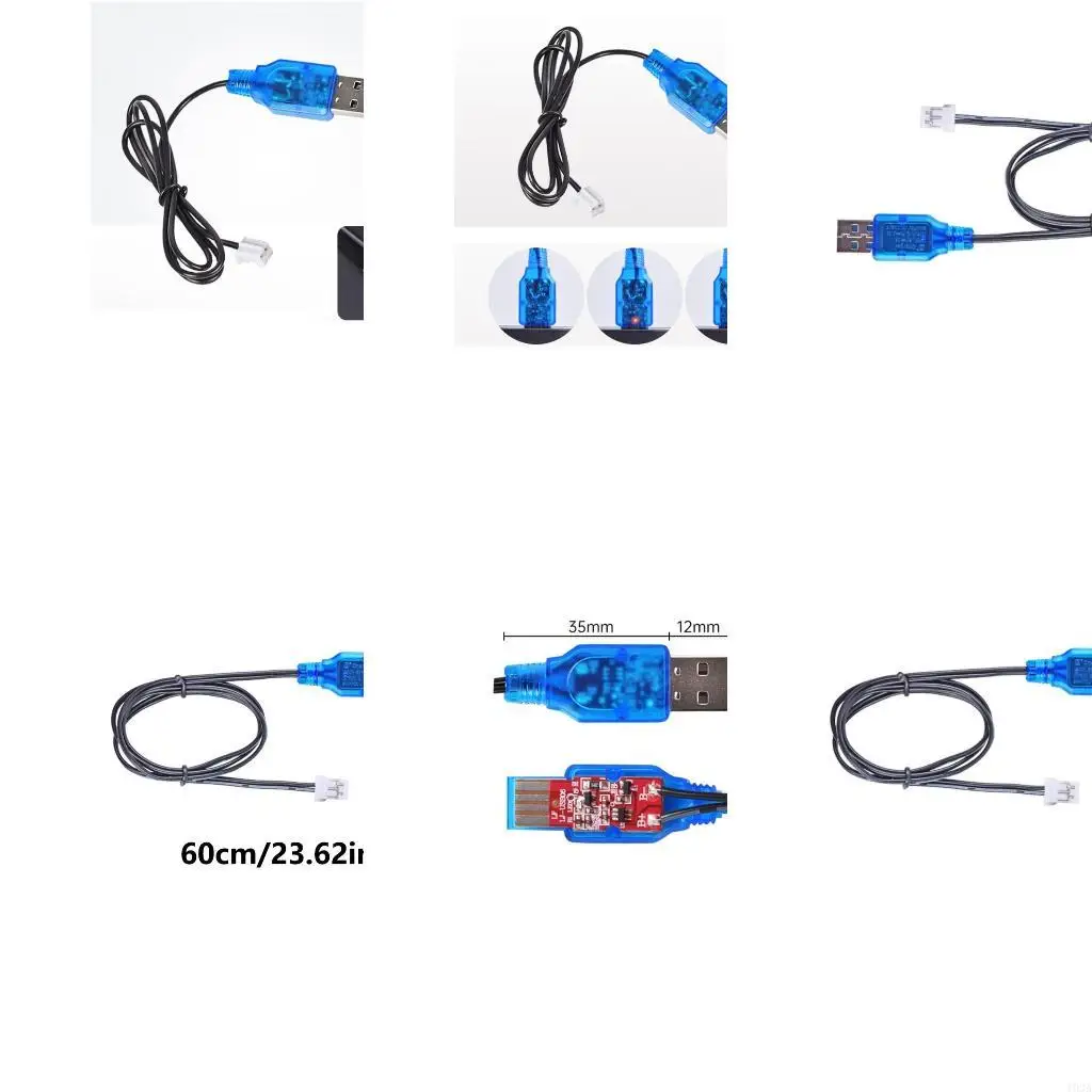 193A PH2.0 2P USB Charging Cord For 3.7V Lithium 18650 Batteries In Electronics