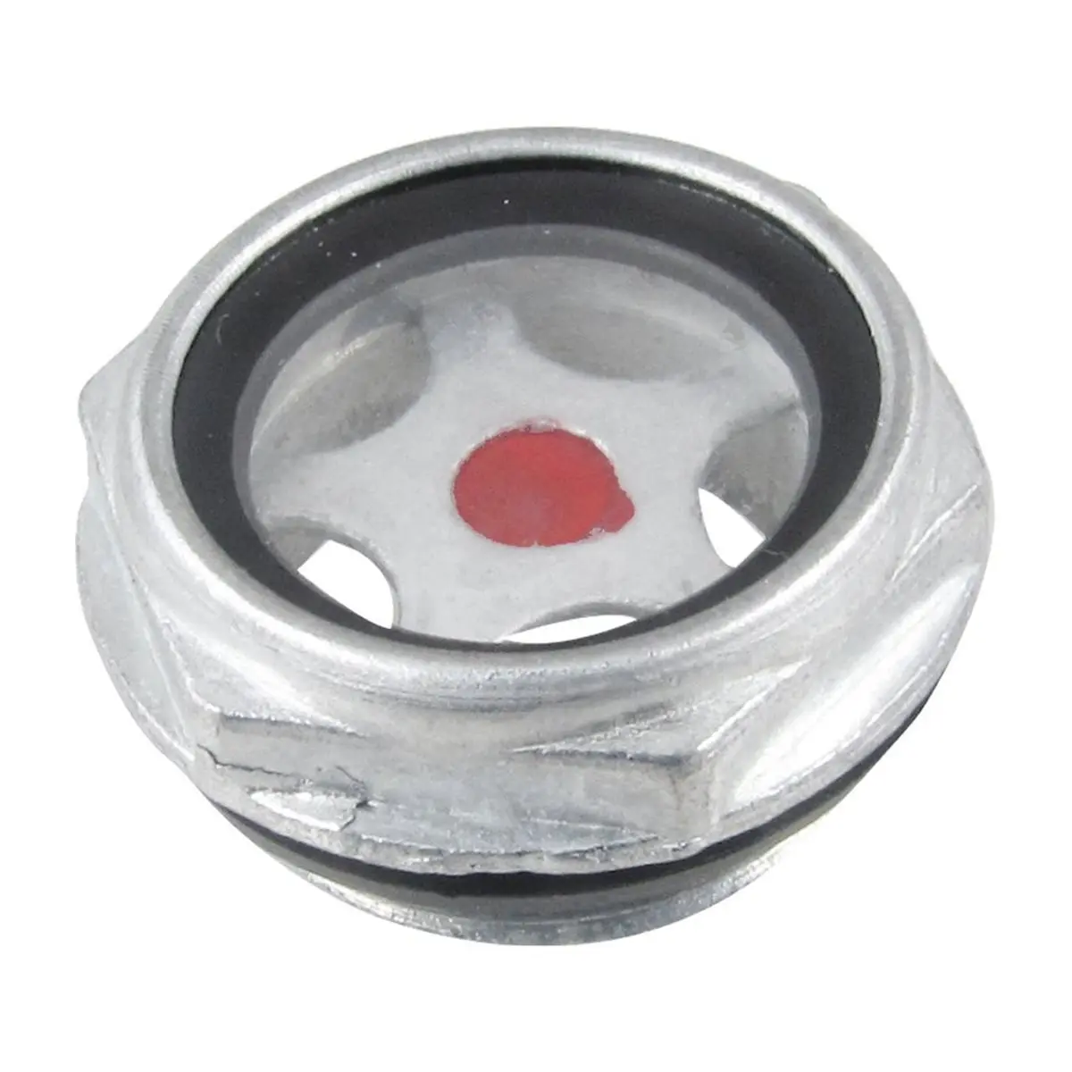 【THANKSGIVING DAY】4Pcs 26Mm Male Threaded Metal Air Compressor Oil Level Sight Glass