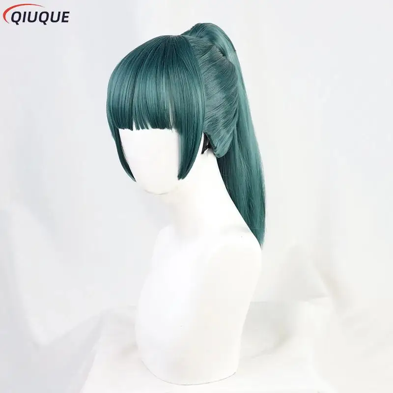 Maki Zenin Cosplay Costume Wigs Top Skirt Zenin Maki Glasses Halloween Party Women Anime Uniform view 3
