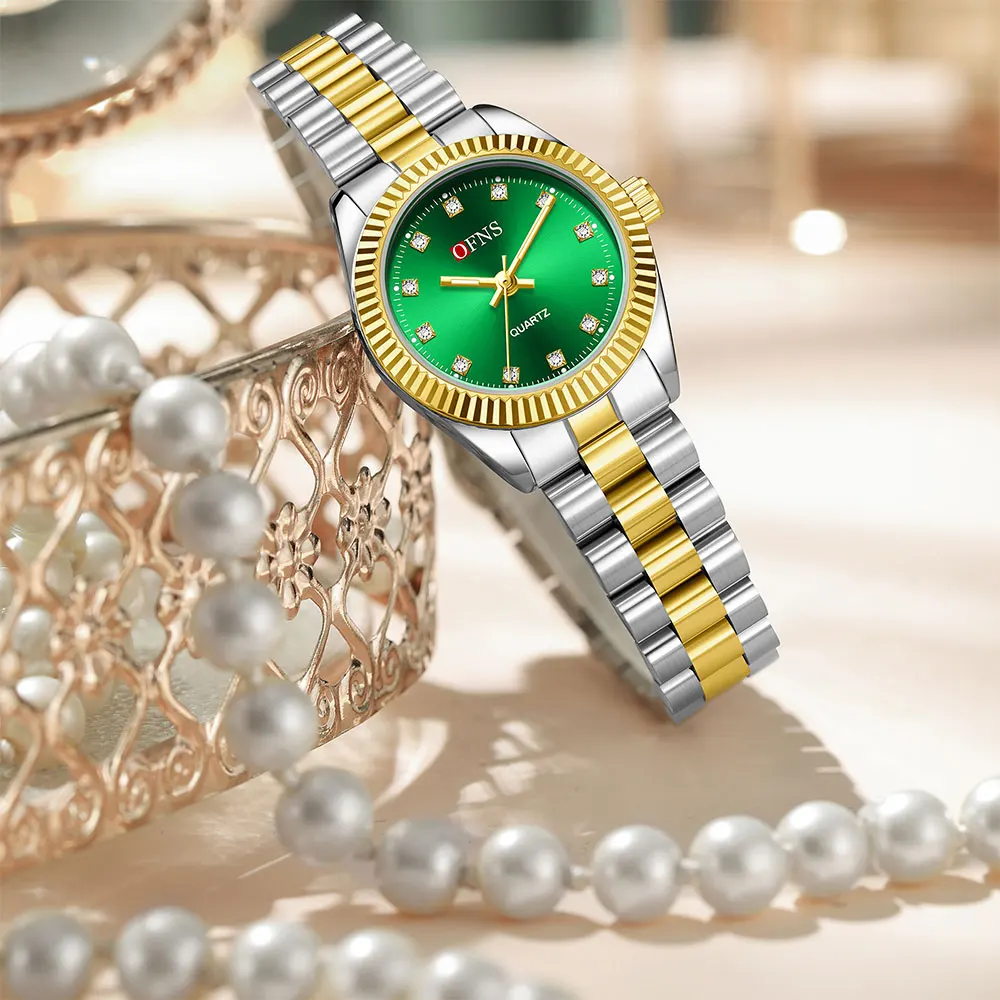 

Woman Watch Zinc Alloy Quartz Watch Fashionable Light Luxury Women's Watches Women's Wristwatch Mild Waterproof Women Watch