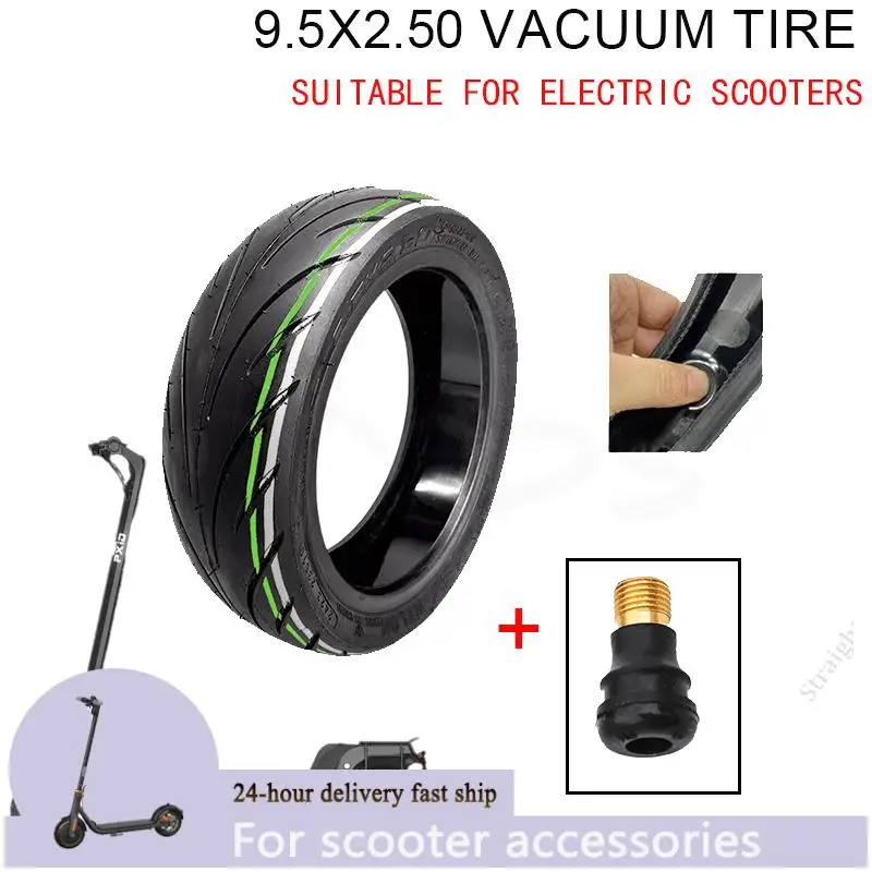 

9.5-inch 9.5x2.50 jelly anti puncture vacuum tire tubeless tire vacuum tire, suitable for electric scooters