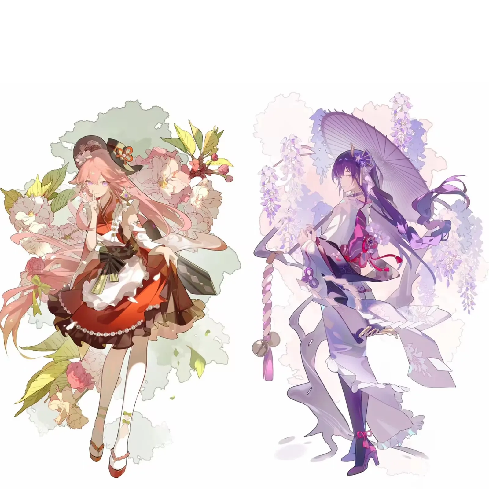 

Genshin Impact, "Yagami Son, Raiden Shogun" anime 2D high-quality appearance acrylic standing table decoration