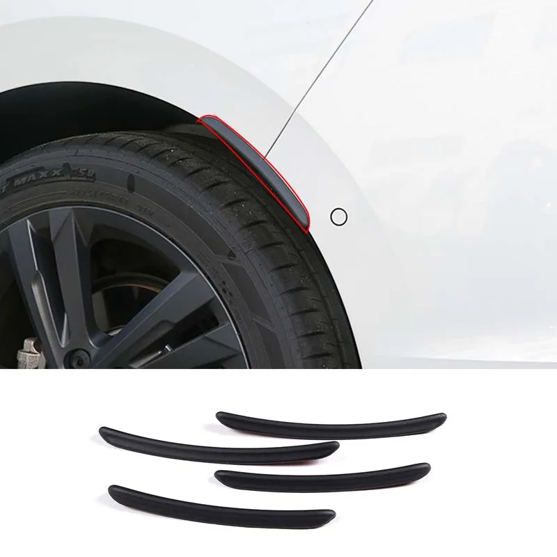 4PCS Car Trims Mudguard Wheel Fender Wheel Trims Eyebrow Car Wheel Arch Protectors For Volkswagen Golf 8 MK8 2020-2022 Accessory