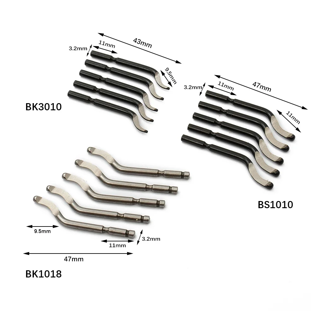 

Aluminum For Wood Plastic 1 Aluminum Alloy Handle 15pcs Blades Tool Deburr Blades Metal Repair Deburring Tool Rotary