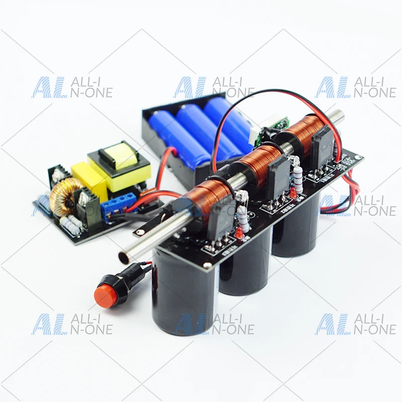 High-voltage integrated electromagnetic gun Multi-stage DIY coil gun kit Physics experiment teaching science and education model