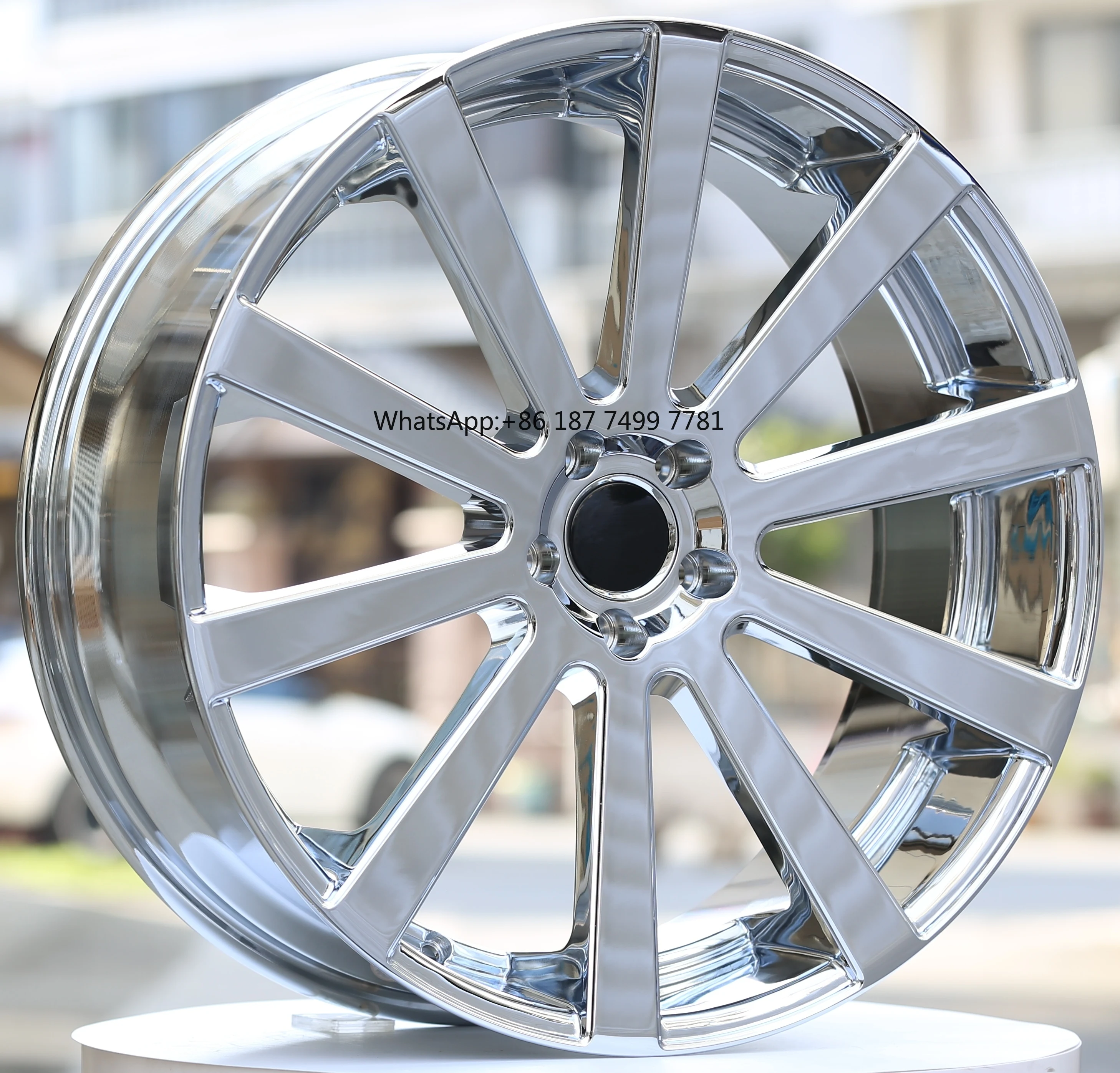 

22-Inch Electroplated Aluminum Alloy Wheels 5x112 for Upgrading and Refitting Passenger Cars