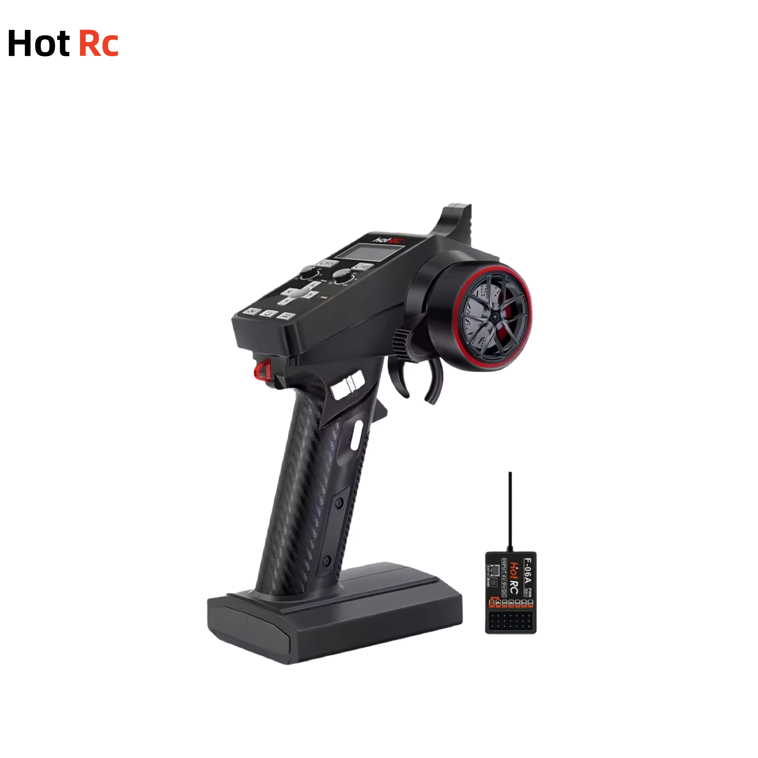 HOTRC CT-6A 2.4G vehicle-ship Hybrid control model 6-channel voltage-fed flyers manual remote control