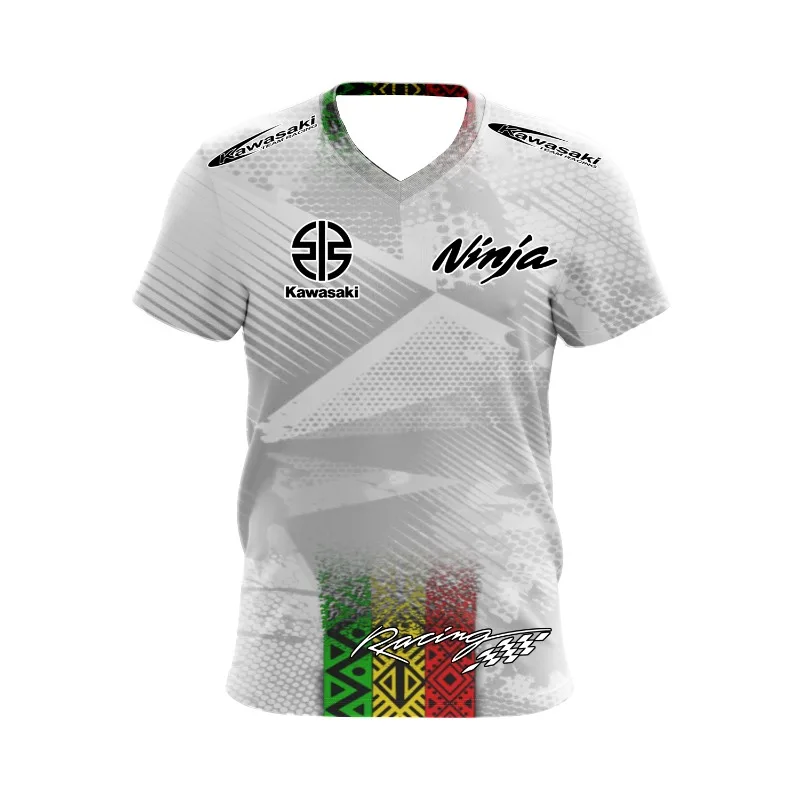 2025 كاواساكي دراجة نارية شعار Z الرجال الصيف التجفيف السريع امتصاص العرق تي شيرت ، النشاط في الهواء الطلق تي شيرت ، الشارع عادية #2