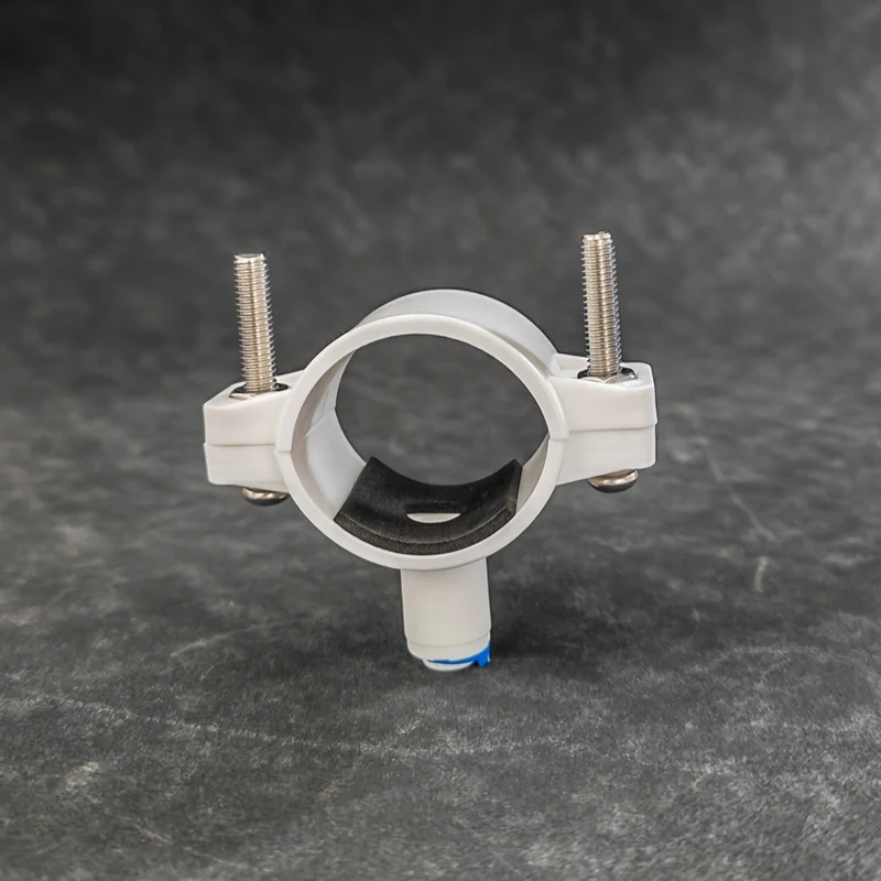 1PC-10PCS Waste Water Pipe Clamp Drain Saddle Clip 1/4 Inch OD Hose Quick Connector For RO System Reverse Osmosis Water Filter