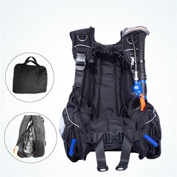 Diving Buoyancy Compensator Scuba Front Adjustable BCD Wetsuit Vest with Quick-Release Weight Integrated Pocket For Spearfishing