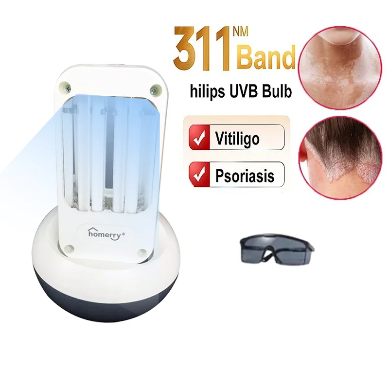 

Uvb 311nm Narrow Band Light Therapy Lamp Instrument For Psoriasis Vitiligo Skin Disease Treatment Anti-White Spot Of Uvb Lamp