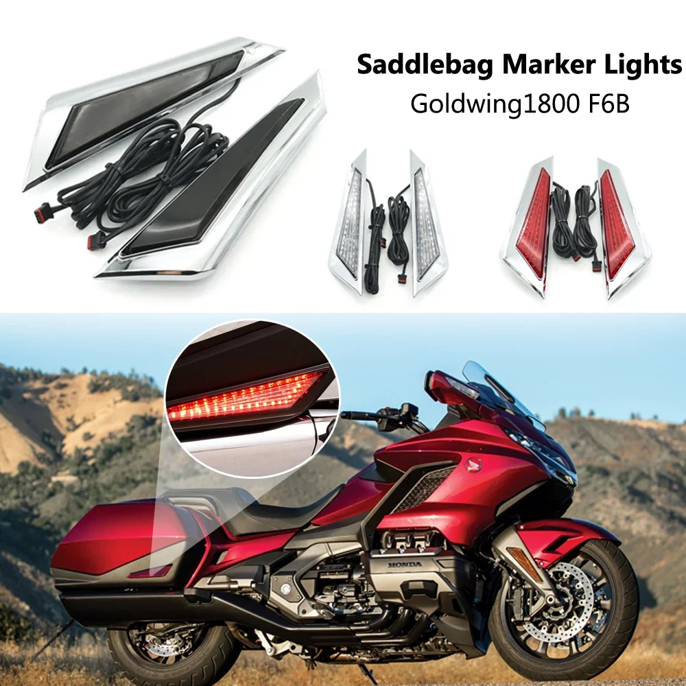 

Боковой индикатор для мотоцикла Goldwing 1800, светодиодные габаритные огни для Honda Gold Wing GL 1800 GL1800 F6B 2018-2023