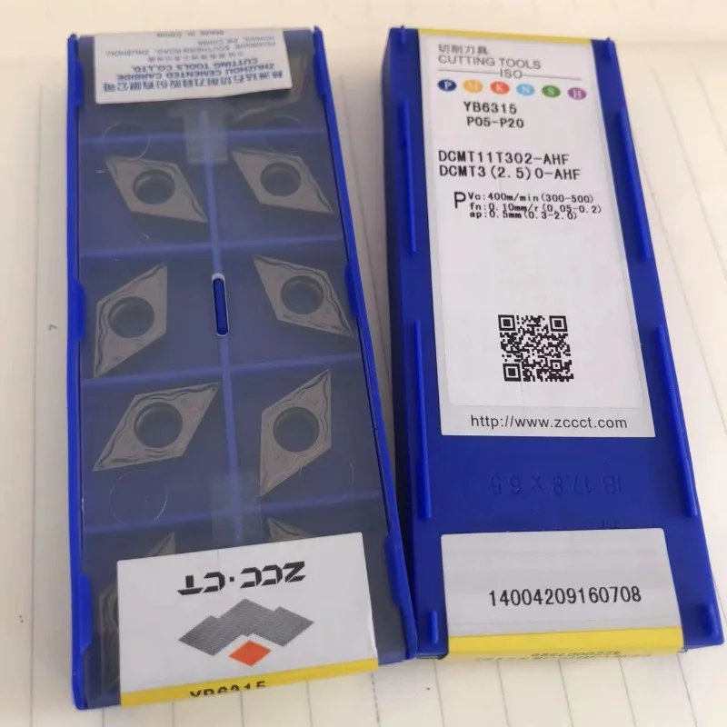 DCMT11T302-AHF YB6315 /DCMT11T304-AHF YB6315 /DCMT11T308-AHF YB6315 CNC turning blade carbide inserts Cutting Tools 10Pcs